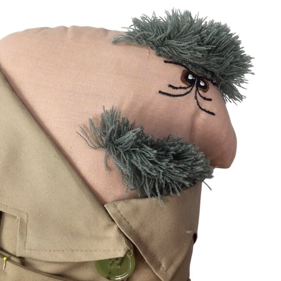 Uncle Sherman Flasher Doll 1976 NWT Risque Anatomical Adult Trench Coat Stuffed - Picture 2 of 8